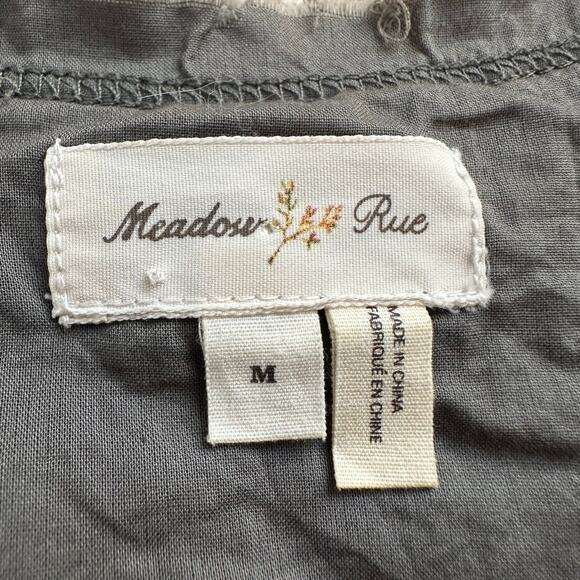 Meadow Rue Anthropologie gray sleeveless textured tank top size M - Picture 8 of 14